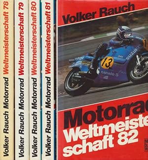 Bild des Verkufers fr Motorrad-Weltmeisterschaft '78, '79, '80, '81 (&) '82. 5 Bnde. zum Verkauf von ANTIQUARIAT ERDLEN