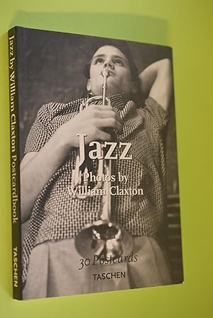 Bild des Verkufers fr Jazz - Photos by William Claxton: 30 Postcards zum Verkauf von Antiquariat Biebusch