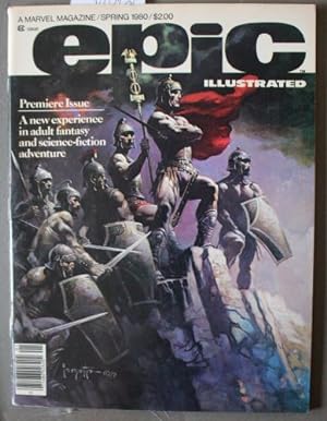 Immagine del venditore per EPIC ILLUSTRATED #1(Spring 1980) FRAZETTA cover, SILVER SURFER & GALACTUS, WENDY PINI, Arthur Suydam; METAMORPHOSIS ODYSSEY Parts 1-3, Classic CULT series Begins = JIM STARLIN story & art; First appearance of Dreadstar's SWORD; venduto da Comic World