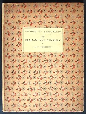 Periods of Typography The Italian Sixteenth Century