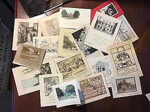 VINTAGE VIRGINIA CHRISTMAS CARD LOT