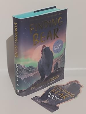 Exclusive coloured page edges Edition - Finding Bear Signed to the title page + Matching Bookmark...
