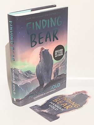 Finding Bear Signed to the title page + Matching Bookmark Brand New Fine