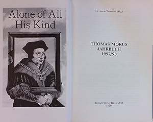 Bild des Verkufers fr Gegen Gewalt, fr die Rechte des Menschen - Der Christ Thomas Morus und das heidnische Utopien -in: Thomas Morus Jahrbuch 1997/98 zum Verkauf von books4less (Versandantiquariat Petra Gros GmbH & Co. KG)