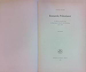 Bild des Verkufers fr Bismarcks Prtorianer : Die Berliner polit. Polizei im Kampf gegen d. dt. Arbeiterbewegung (1871 - 1898). zum Verkauf von books4less (Versandantiquariat Petra Gros GmbH & Co. KG)