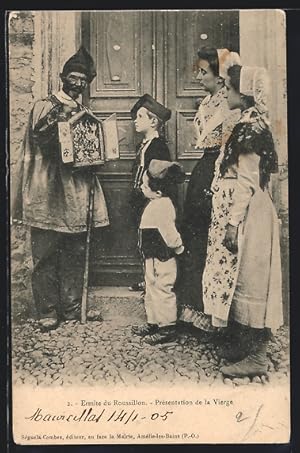 Carte postale Roussillon, Ermite, Présentation de la Vierge, Eremit