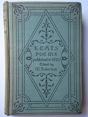 Bild des Verkufers fr KEATS POEMS PUBLISHED IN 1820 zum Verkauf von GfB, the Colchester Bookshop