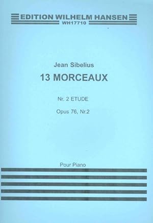 Imagen del vendedor de 13 Morceaux : Nr. 2 Etude Opus 76, Nr.2, Pour Piano a la venta por GreatBookPrices