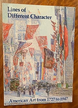 Seller image for Lines of Different Character for sale by Lucky Panther Books