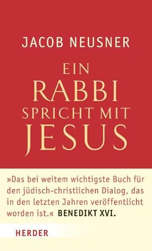 Bild des Verkufers fr Ein Rabbi spricht mit Jesus zum Verkauf von Studibuch