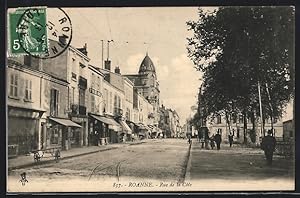 Carte postale Roanne, Rue de la Côté