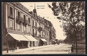 Carte postale Belfort, Quai Vauban