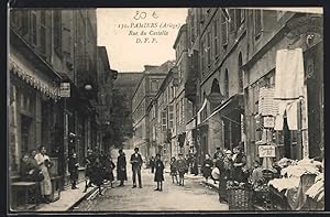 Carte postale Pamiers, Rue du Castella