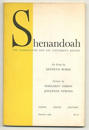 Bild des Verkufers fr Shenandoah: The Washington and Lee University Review - Volume XXI, Autumn 1969, No. 1 zum Verkauf von Between the Covers-Rare Books, Inc. ABAA