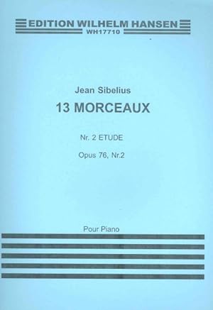 Seller image for 13 Morceaux : Nr. 2 Etude Opus 76, Nr.2, Pour Piano for sale by GreatBookPrices