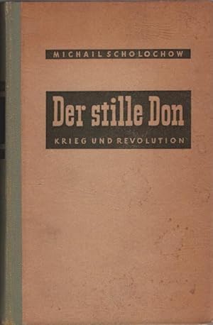 Bild des Verkufers fr Der stille Don; Band 2., Krieg und Revolution zum Verkauf von Schrmann und Kiewning GbR