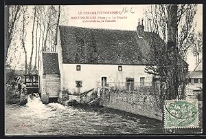 Carte postale Bretoncelles, Le Moulin d`Arrondeau, la Cascade