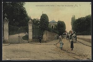 Carte postale Asnières-sur-Oise, Rue des Boucheries
