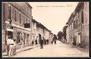 Carte postale Cologne, Rue des Pénitents