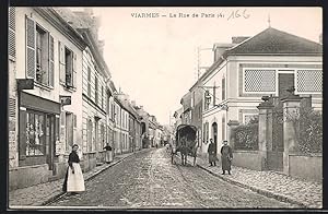 Carte postale Viarmes, La Rue de Paris