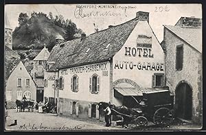 Carte postale Rochefort-Montagne, Hotel Trinquier-Chassenoix