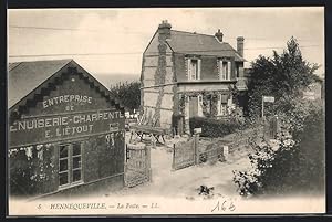 Carte postale Hennequeville, La Poste