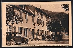 Carte postale Chateauneuf-les-Bains, Hotel du Centre