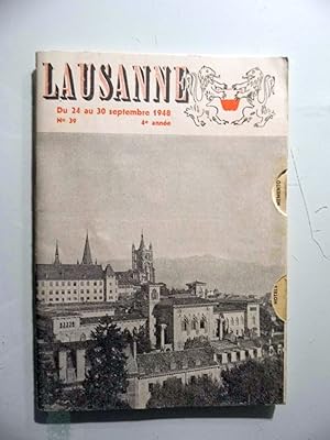 LAUSANNE Du 24 au 30 September 1948 N.°39