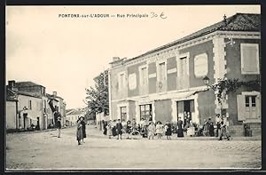 Carte postale Pontonx-sur-l`Adour, Rue Principale