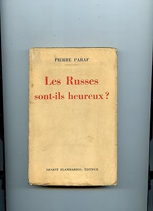Bild des Verkufers fr LES RUSSES SONT - ILS HEUREUX ? zum Verkauf von Librairie CLERC