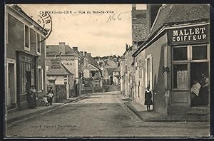 Carte postale Chateau-du-Loir, Rue du Bas-de-Ville