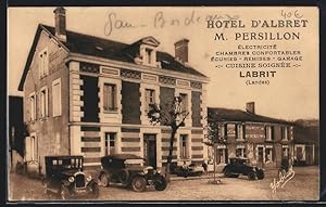 Carte postale Labrit, Hotel d`Albret