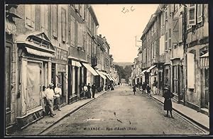 Carte postale Mirande, Rue d`Auch (Bas)