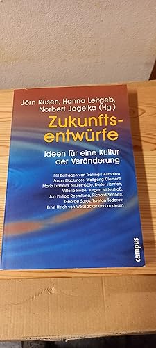 Imagen del vendedor de Zukunftsentwrfe : Ideen fr eine Kultur der Vernderung. Jrn Rsen . (Hg.) a la venta por Versandantiquariat Schfer