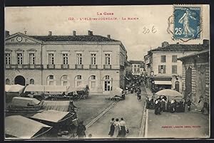 Carte postale L`Isle-en-Jourdain, La Mairie