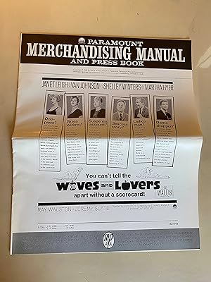Bild des Verkufers fr Wives and Lovers Pressbook 1963 Janet Leigh, Shelley Winters, Martha Hyer! zum Verkauf von AcornBooksNH