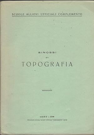 Imagen del vendedor de Sinossi di topografia. a la venta por Usatopoli libriusatierari