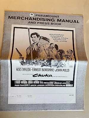 Seller image for Chuka Pressbook 1967 Rod Taylor, Ernest Borgnine, John Mills! for sale by AcornBooksNH