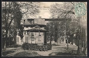 Carte postale Tarare, Jardin de l`Hotel de Ville