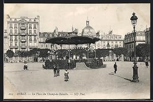Carte postale Brest, La Place du Champ-de-Bataille