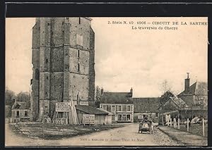 Carte postale Ardenay, Circuit de la Sarthe, La traversée de Cherré