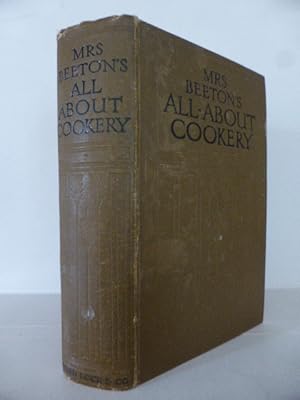 Imagen del vendedor de Mrs. Beeton's All About Cookery a la venta por Idle Booksellers PBFA