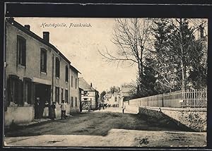 Carte postale Heutrégiville, Une Rue