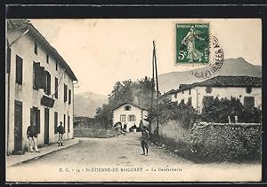 Carte postale Saint-Etienne-de-Baigorry, La Gendarmerie