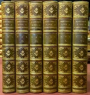 Bild des Verkufers fr The Life and Correspondence of Robert Southey, Edited by His Son. In six volumes. zum Verkauf von Bristow & Garland