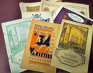 Bournemouth Entertainment in the 1920 & 30's. Comprising 37 theatre and cinema programmes as unde...