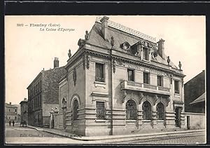 Carte postale Firminy, La Caisse d`Epargne