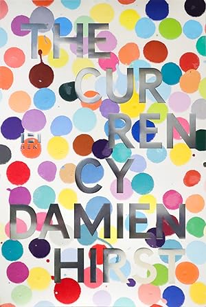 2016 British Exhibition poster - The Currency, Damien Hirst (Silver) - HENI gallery, London