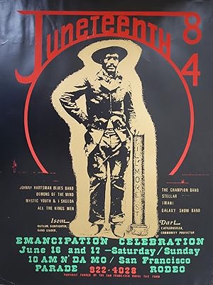 Seller image for Juneteenth 84 for sale by Auger Down Books, ABAA/ILAB