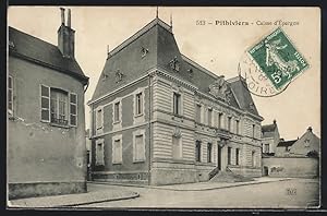 Carte postale Pithiviers, La Caisse d`Epargne